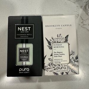 Pura refills - wild eucalyptus/mint & beramont, pear